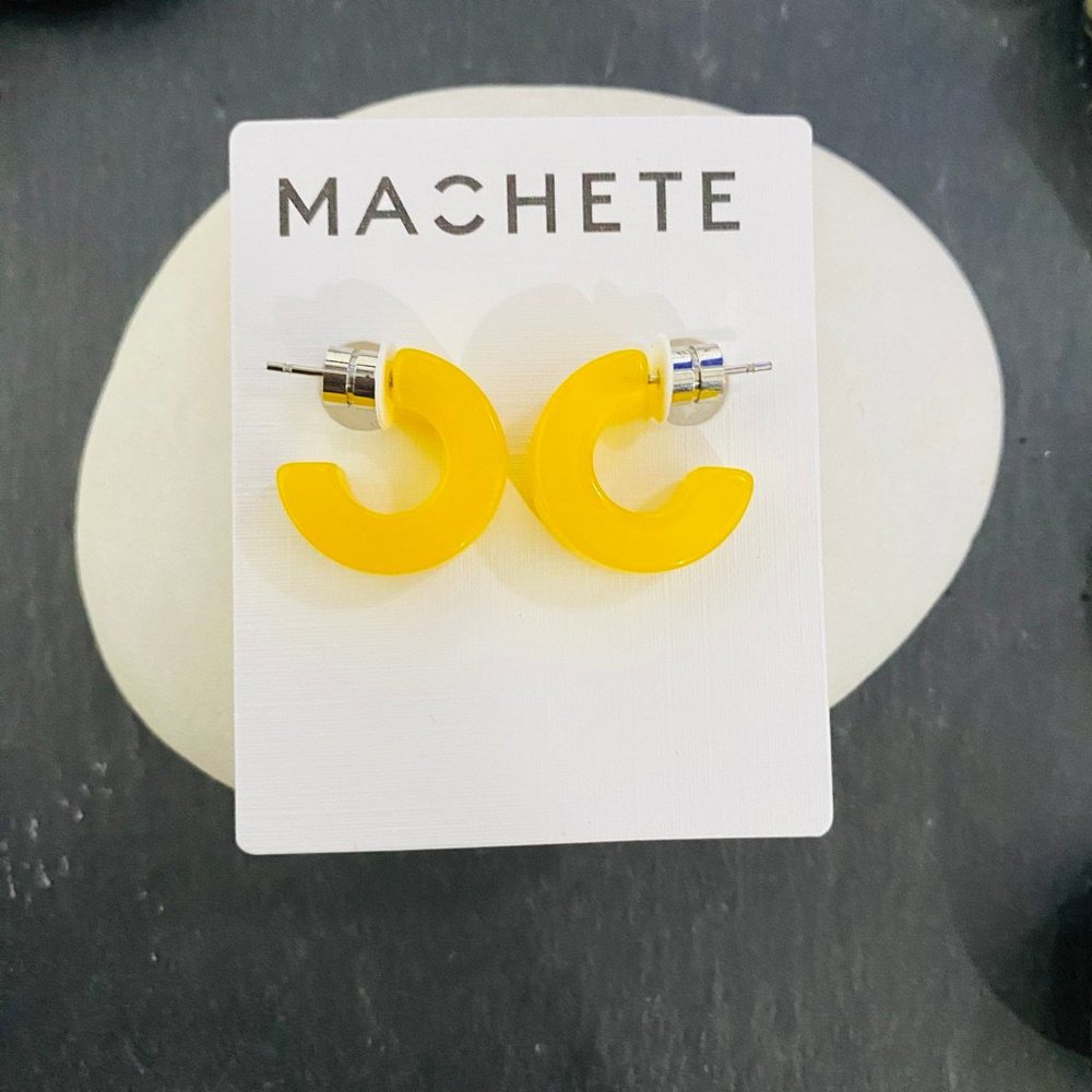 Yellow Earrings